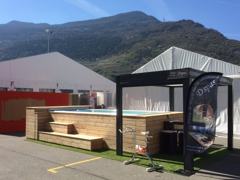 Spa de nage - modèle d'exposition