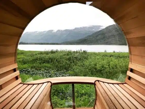 Sauna panoramique