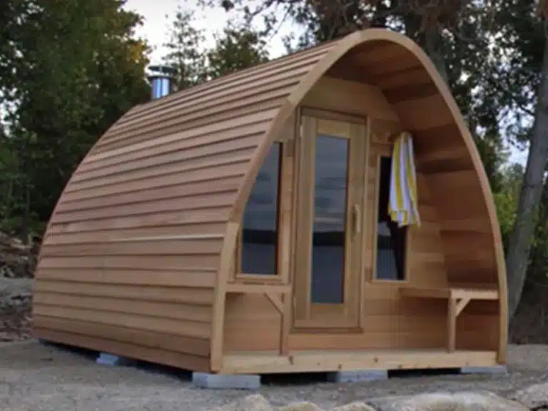 Sauna exterieur Leisure Pod en cedre rouge Dspas
