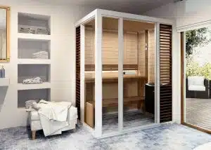 Sauna hammam Tylö Impression Twin blanc