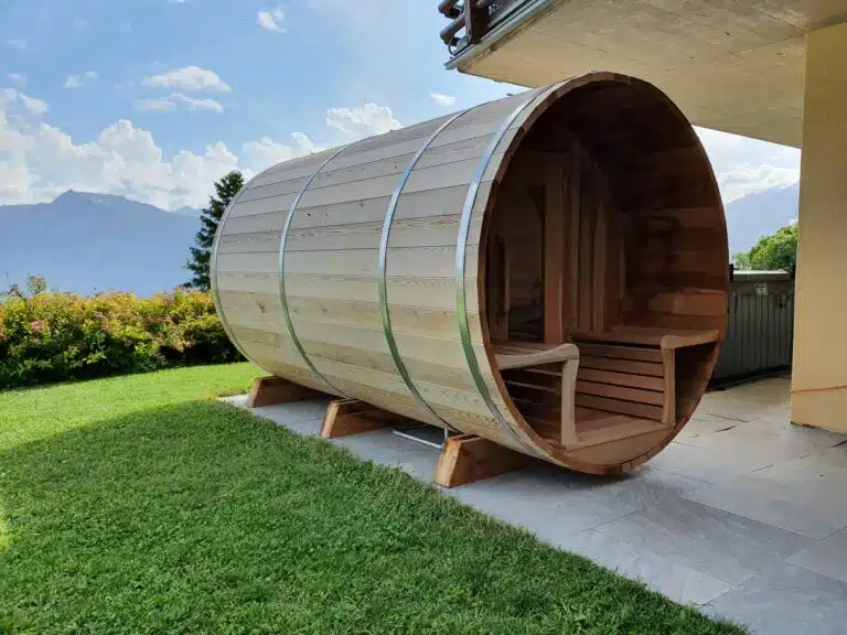 Sauna exterieur cèdre rouge canada