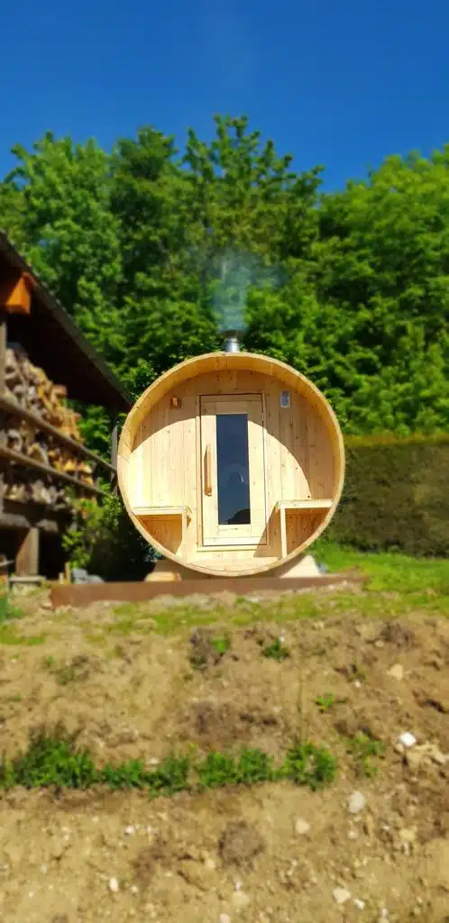 Sauna extérieur en cédre