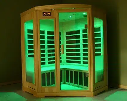 sauna infrarouge vert