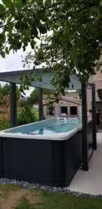 Spa de nage couverture Covana