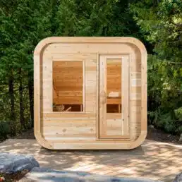 Sauna Luna cèdre blanc