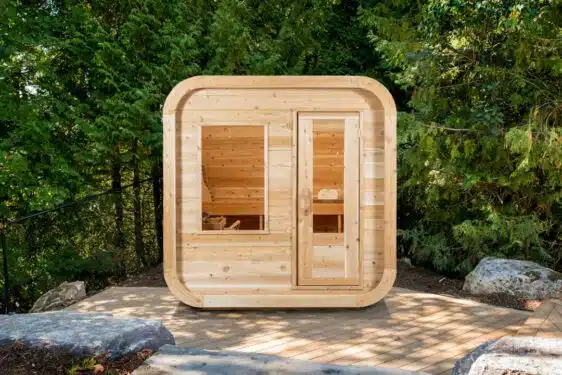 Sauna Luna cèdre blanc