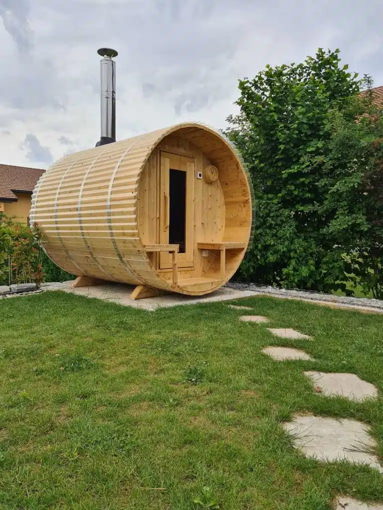 sauna extérieur bois