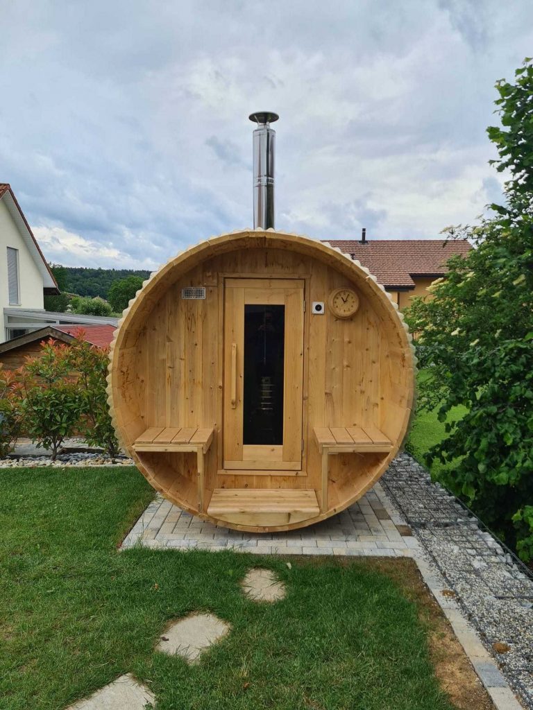 sauna extérieur bois
