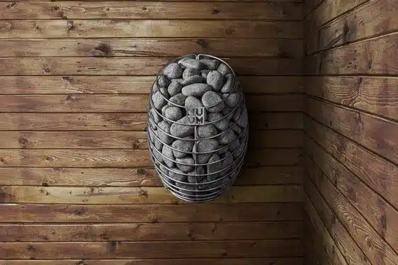 entretien des pierres sauna intérieur