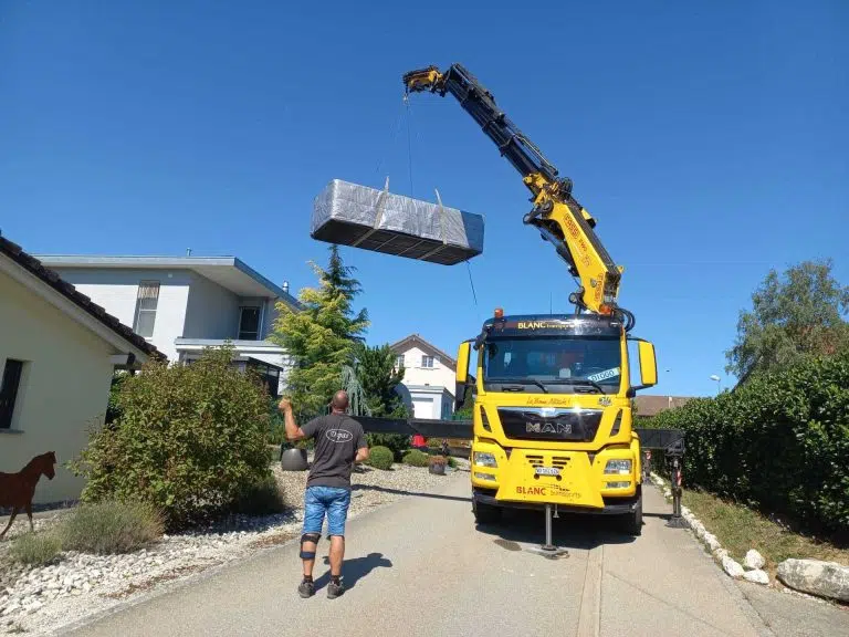 spa de nage enterré dspas livraison par camion