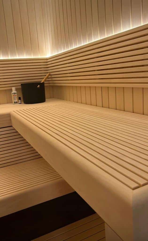 Bancs pour sauna intérieur