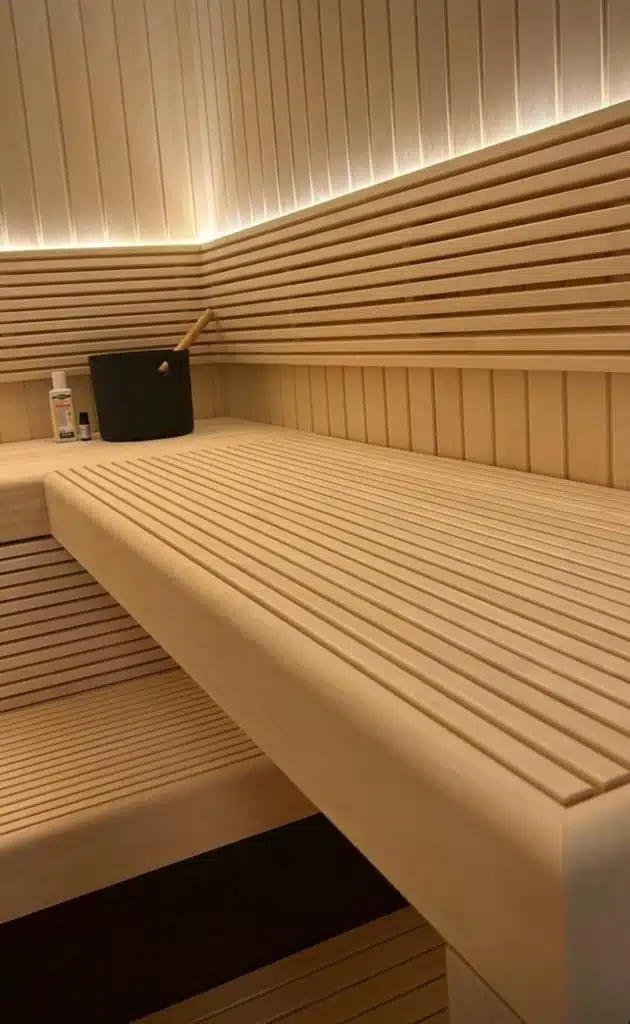 Bancs pour sauna intérieur