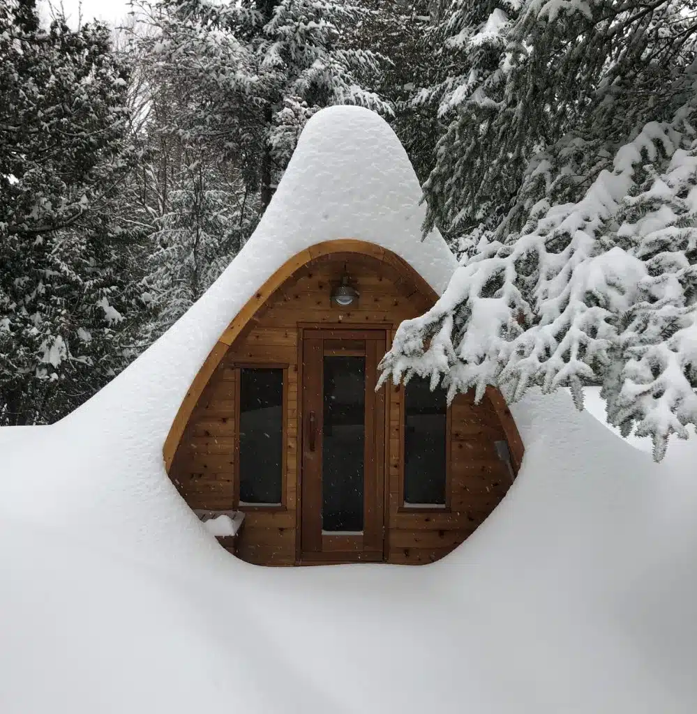 saunas exterieur protection pour l'hiver