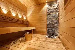sauna en bois