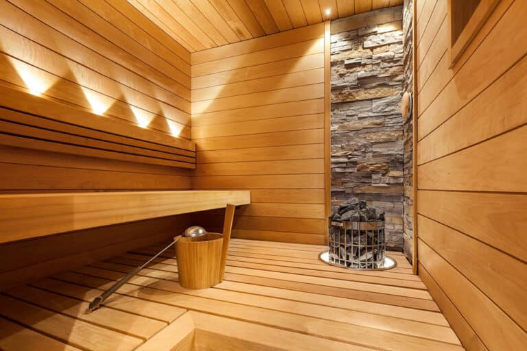 sauna en bois