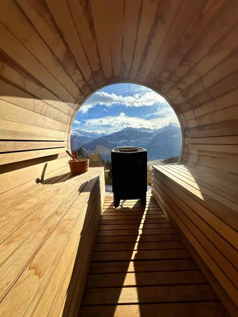 sauna extérieur