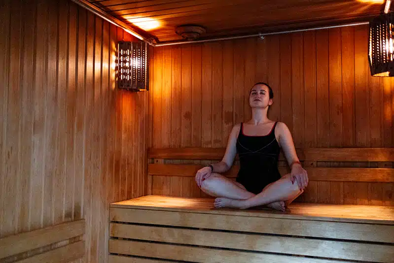 sauna infrarouge moderne