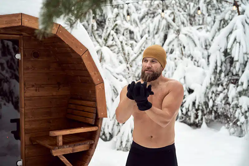outdoor sauna