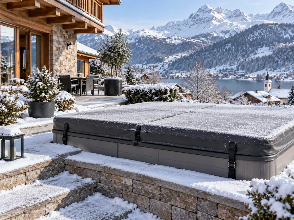 préparer spa extérieur hiver
