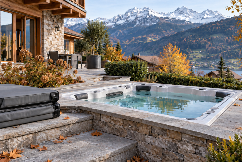 préparer spa extérieur hiver