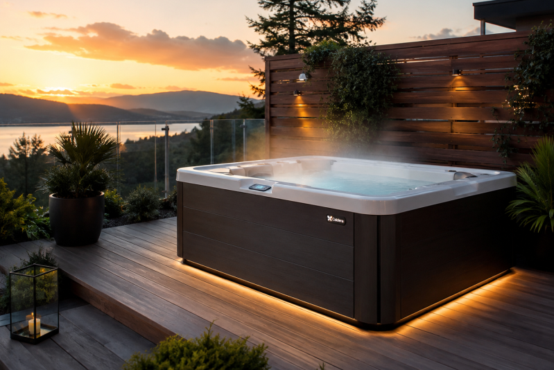 éclairage spa extérieur